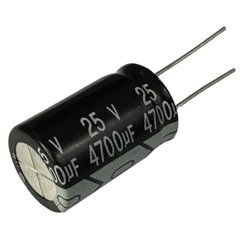 CAPACITOR ELETROLITICO 4700X25V - 4700UF X 25V - 105º GRAUS