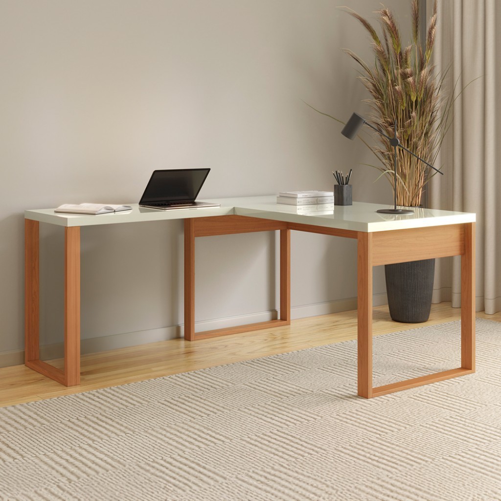 Mesa para Escritório 100% MDF Industrial em Oferta na Shopee