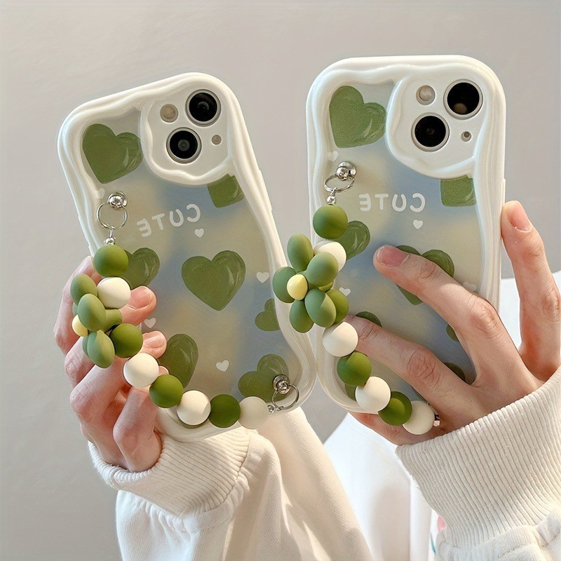 Capa Para Samsung Galaxy S26 S25 S24 S23 S22 Ultra S21 S20 FE A55 A35 A25 A15 A24 A04 A13 M14 M34 M54 Flor Verde