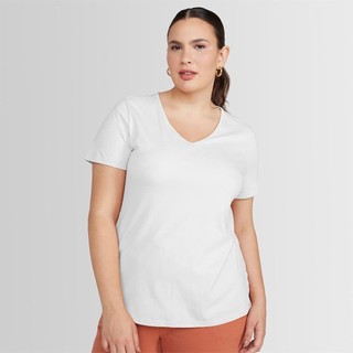 Tech T-Shirt Modal Gola V Plus Size Feminina
