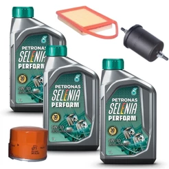 KIT TROCA DE ÓLEO 5W30 SELENIA + FILTROS (ETIOS 1.5 2013)