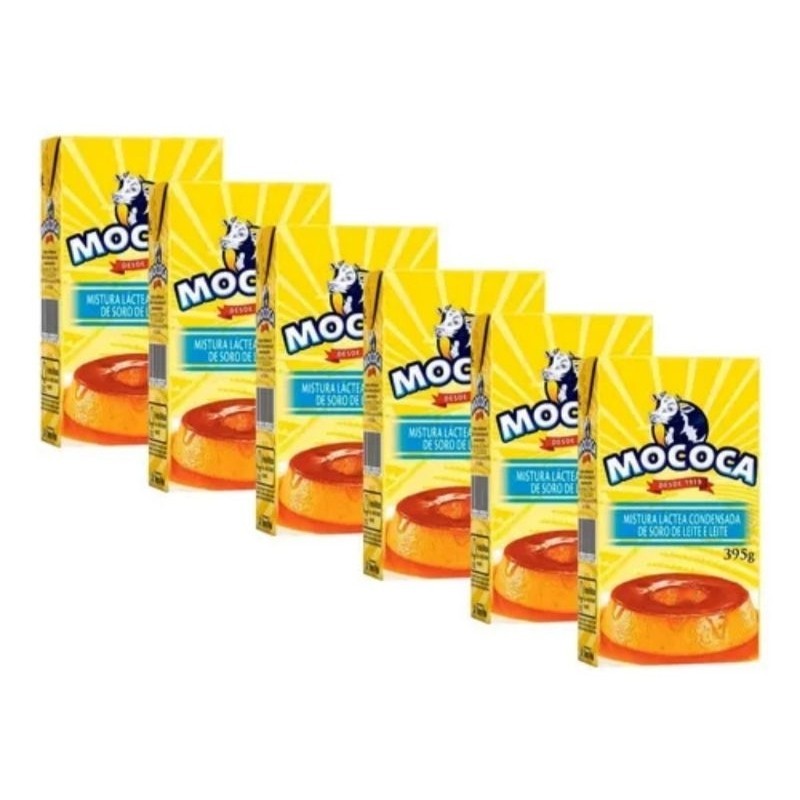 Kit Com 6 Leite Condensado Semidesnatado Mistura Lactea 395g - Mococa