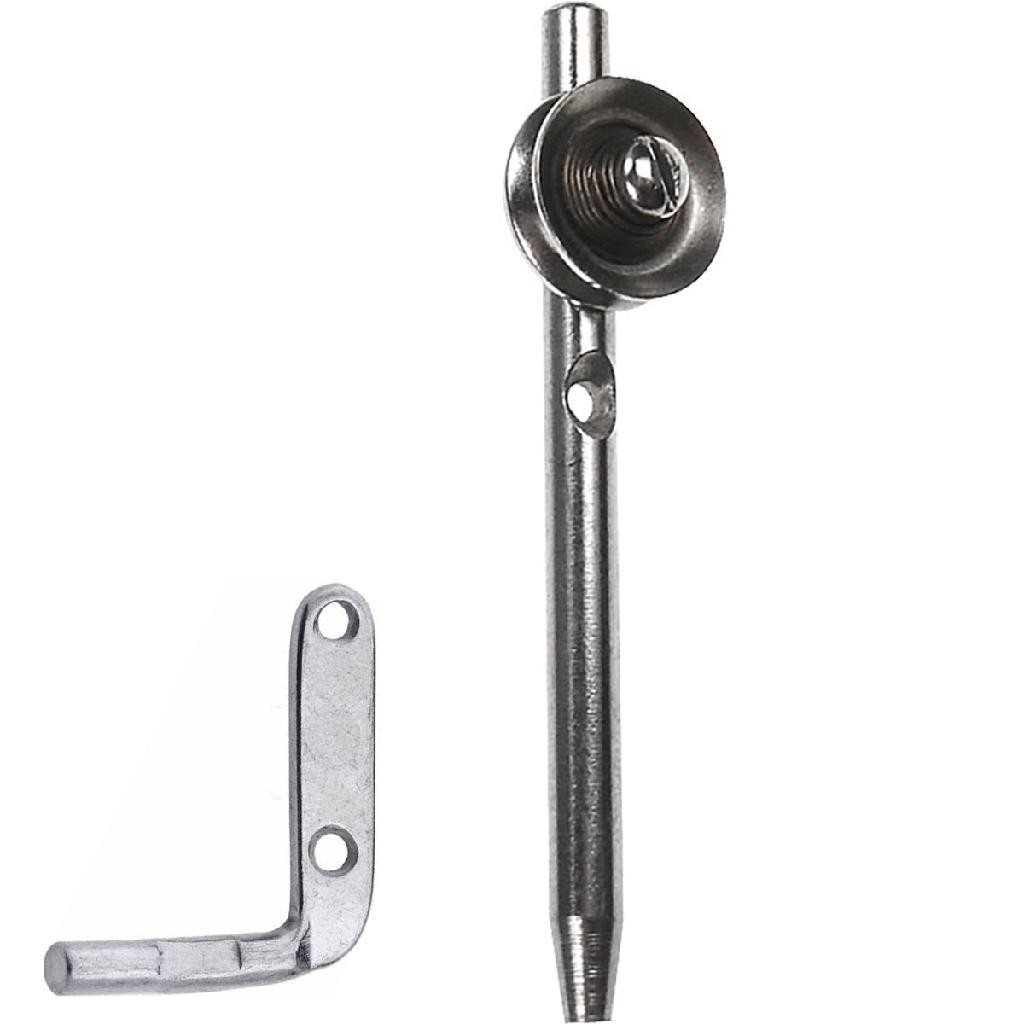 Pino Guia Fio Pré Tensor + Guia Fio L Superior Costura Reta Industrial