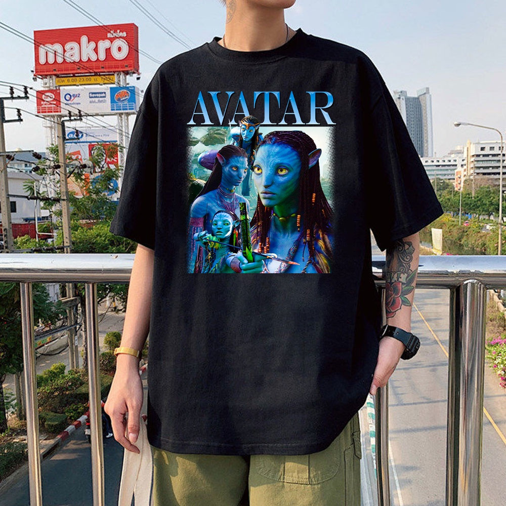 Camiseta Basica Algodao Avatar 2 O Caminho DA Agua Neytiri Zoe Filme Moda Unissex