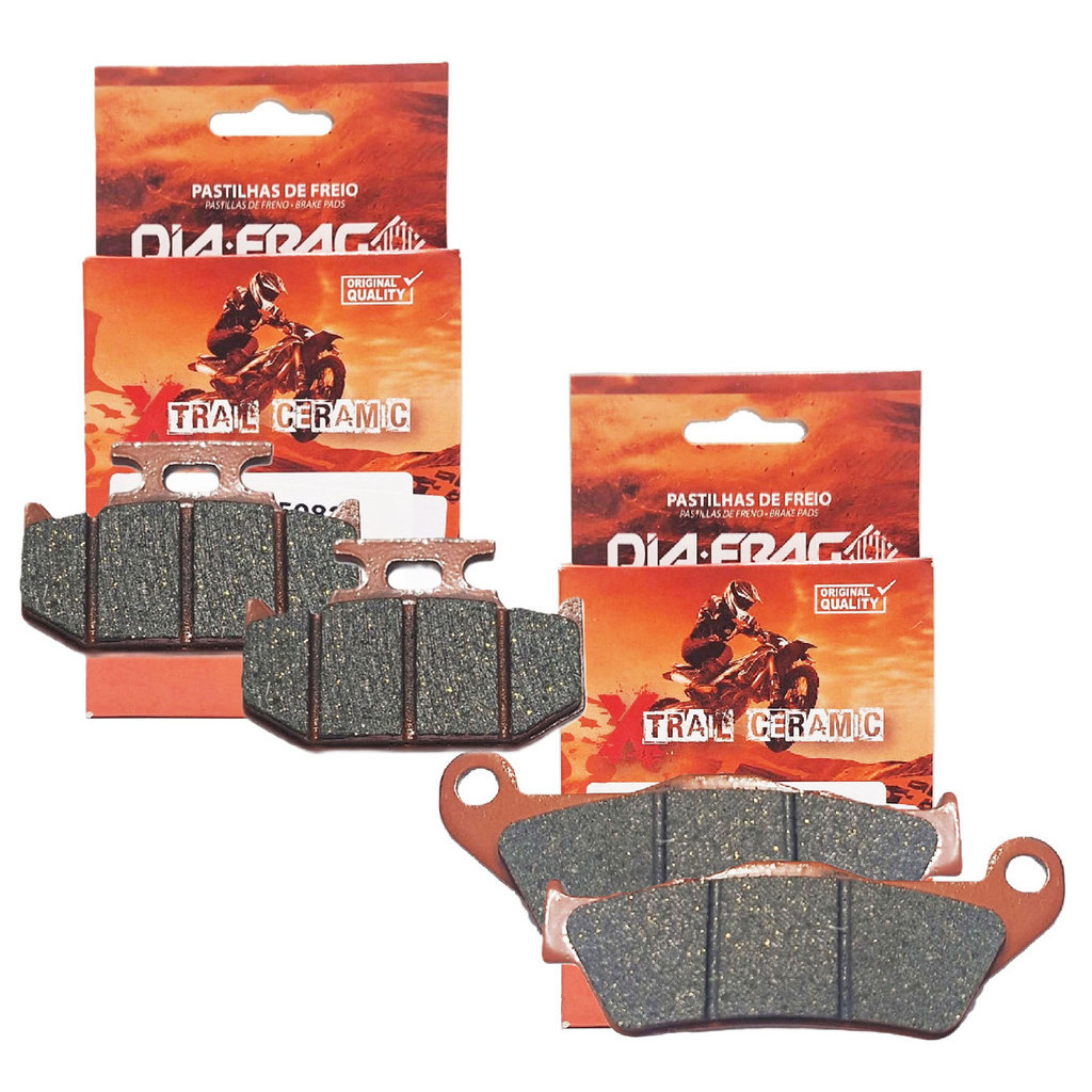 Kit Pastilhas de Freio Fz15 150 Abs / Yzf R15 Sinterizada Trail Cerâmica Sinterizada Diafrag em Oferta na Shopee