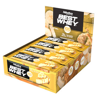 Best Whey Bar 32g C/12 Atlhetitca Nutrition em Oferta na Shopee