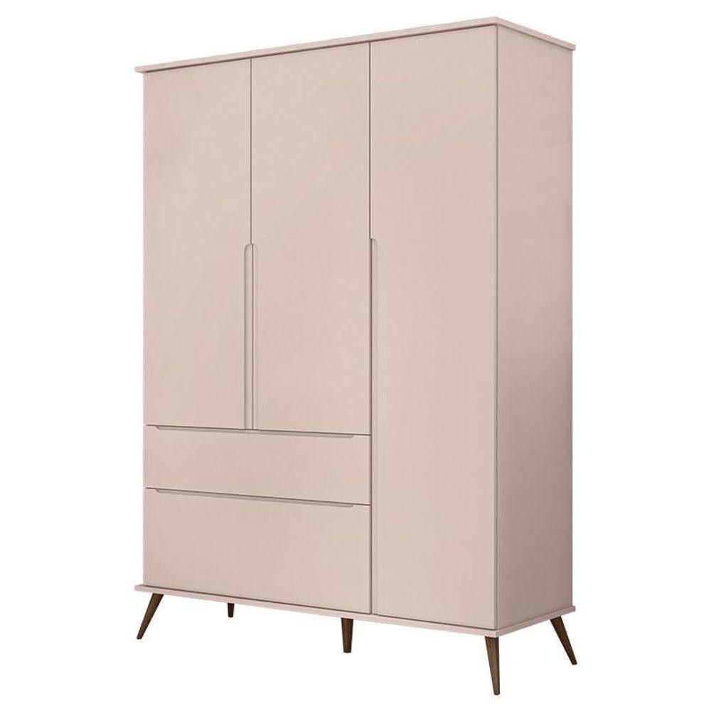 Guarda Roupa Infantil Retrô Alice Rosa Acetinado - Phoenix Baby em Oferta na Shopee