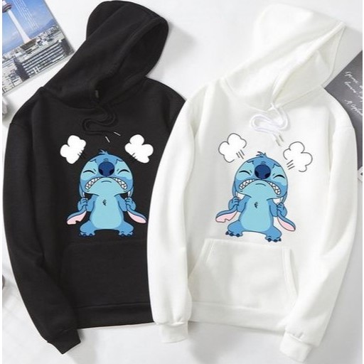 Moletom Canguru Casal Lilo e Stich Dia Dos Namorados Inverno Fofo Flanelado envio imediato TOP prime