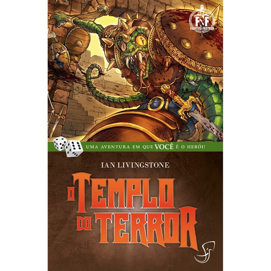 Livro Jogo RPG: O Templo do Terror Fighting Fantasy 18
