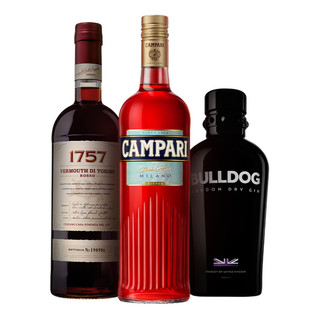 Combo Negroni Premium - Campari + Gin Bulldog + Vermouth 1757 em Oferta na Shopee