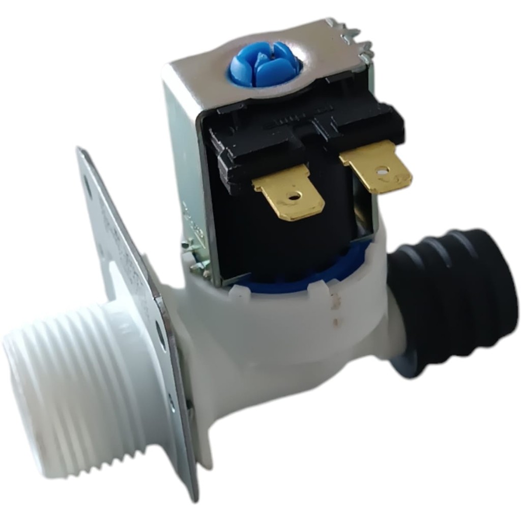 Válvula Bomba Entrada De Agua Simples Compatível Com Lavadora Cônsul Cwc22a Cwc22b E Brastemp Bwc09ab Bwc07a Bwc08a 220v