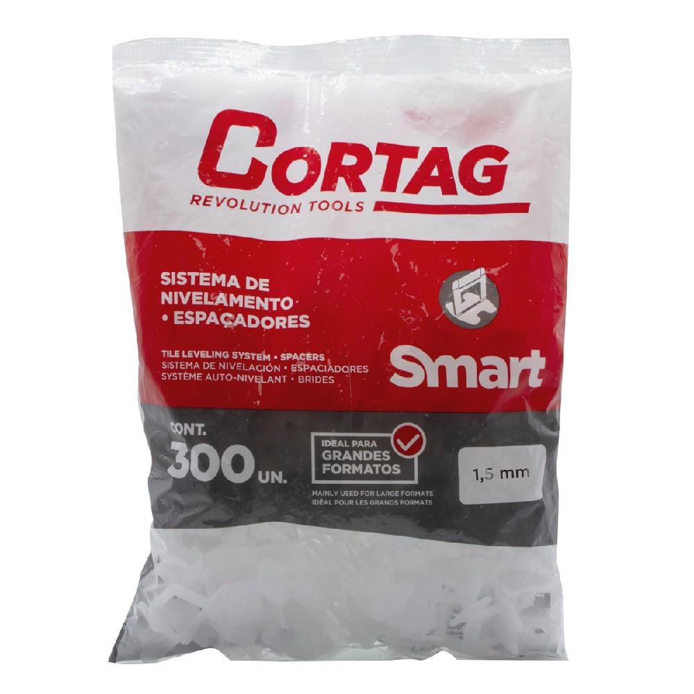 Detalhes do Espaçador Para Nivelador 1,5mm Com 300 Unidades (SMART 61980) - Cortag