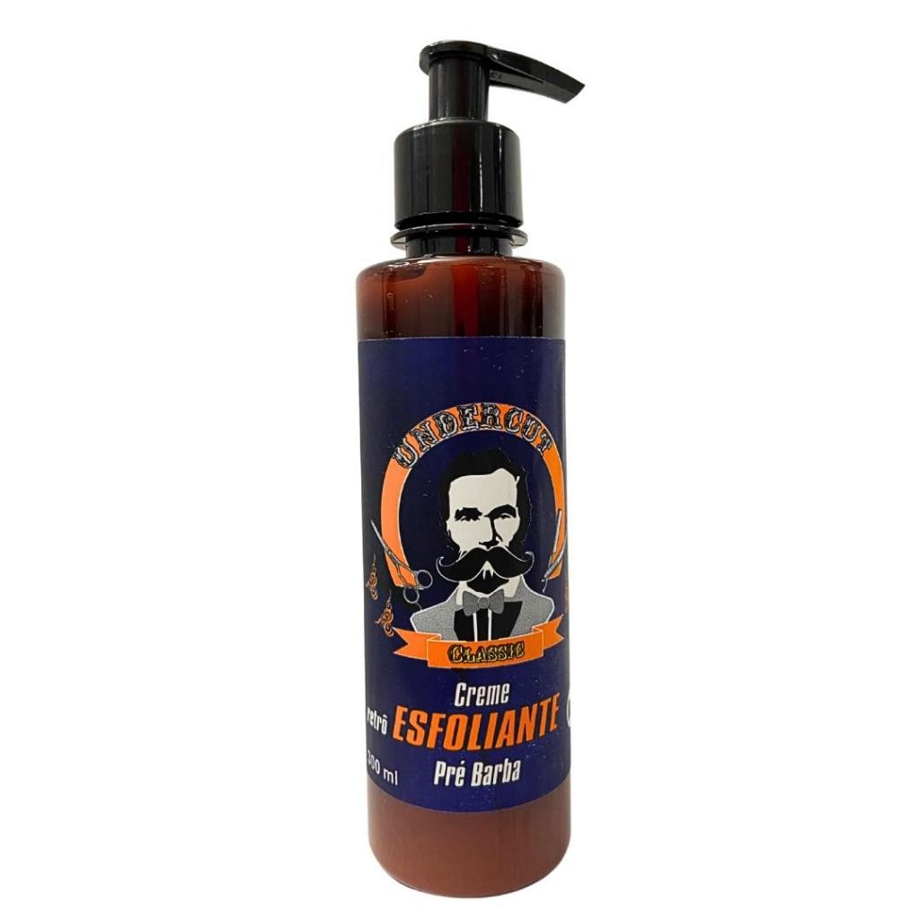 Esfoliante Creme Undercut 300ml Limpeza Hidratação Retro