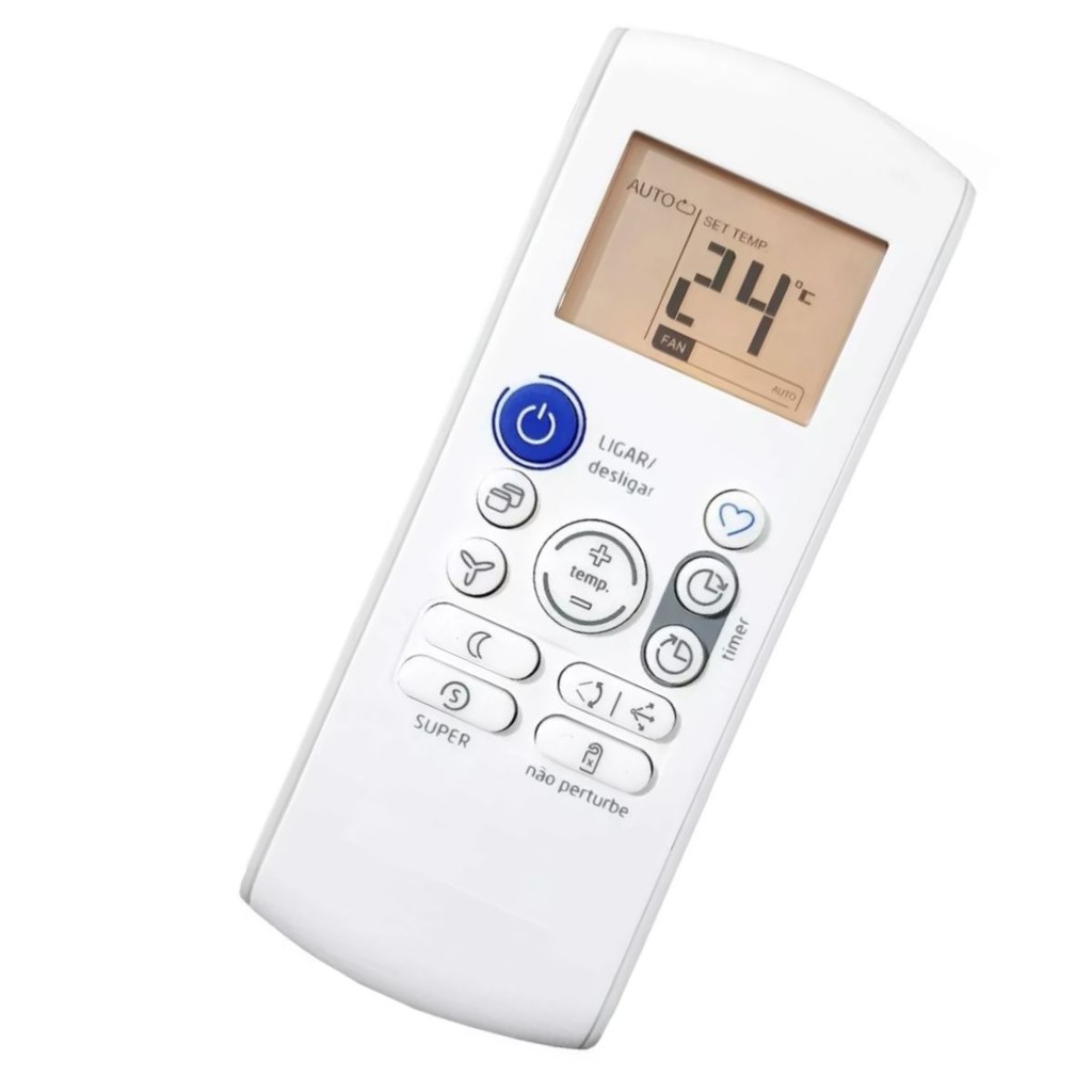 Controle Remoto para Ar Condicionado Admiral Comfee Midea Xperience Tempst