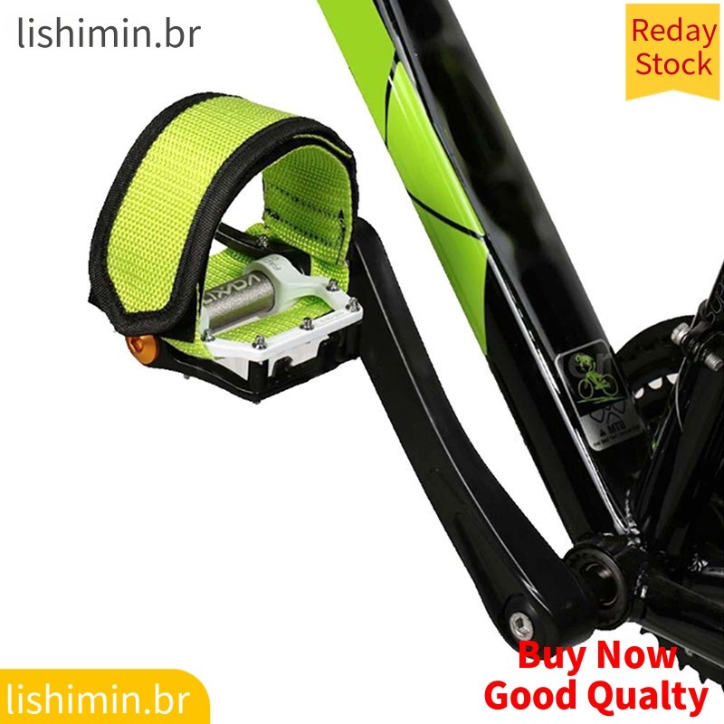 1PC Cintas De Pedal De Bicicleta Nylon Clip De Adesivo Pedais De Engrenagem Fixa Peças MTB Acessórios