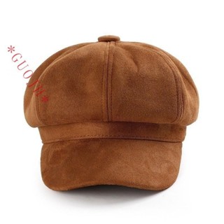 GUOJH Boina De Cor Sólida Feminina Ajustável Tampa em Oferta na Shopee