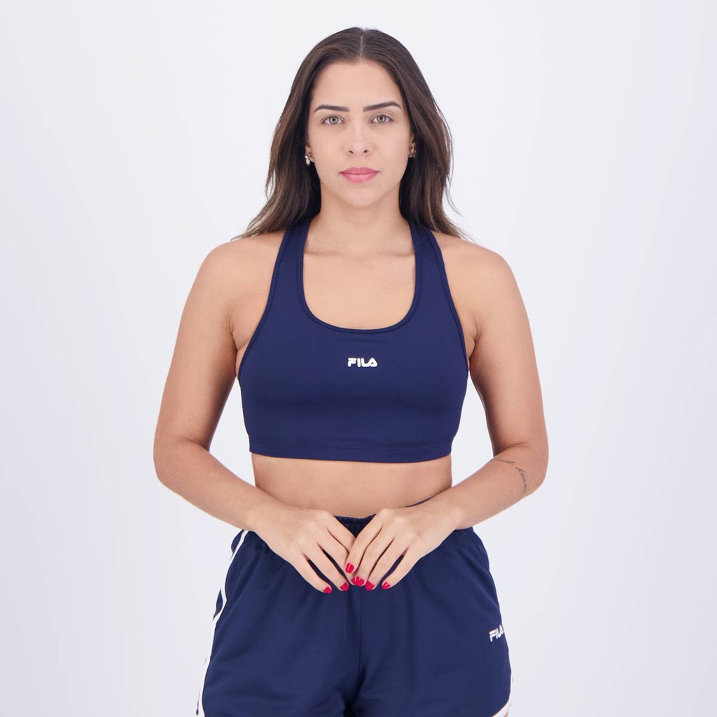 Top Fila Nadador Essential Feminino Marinho - Sports & Outdoors