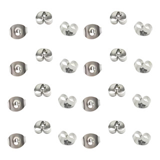 Kit 12 Pares Tarraxa Aço Cirurgico Não Escurece Antialérgico em Oferta na Shopee