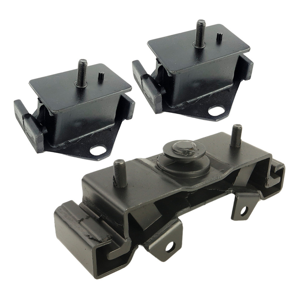 Jogo com 2 Coxins do Motor e 1 Coxim do Cambio Manual Pajero Dakar 4X4 3.5 V6 Flex 2011 A 2018 - Modelos Cambio Manual