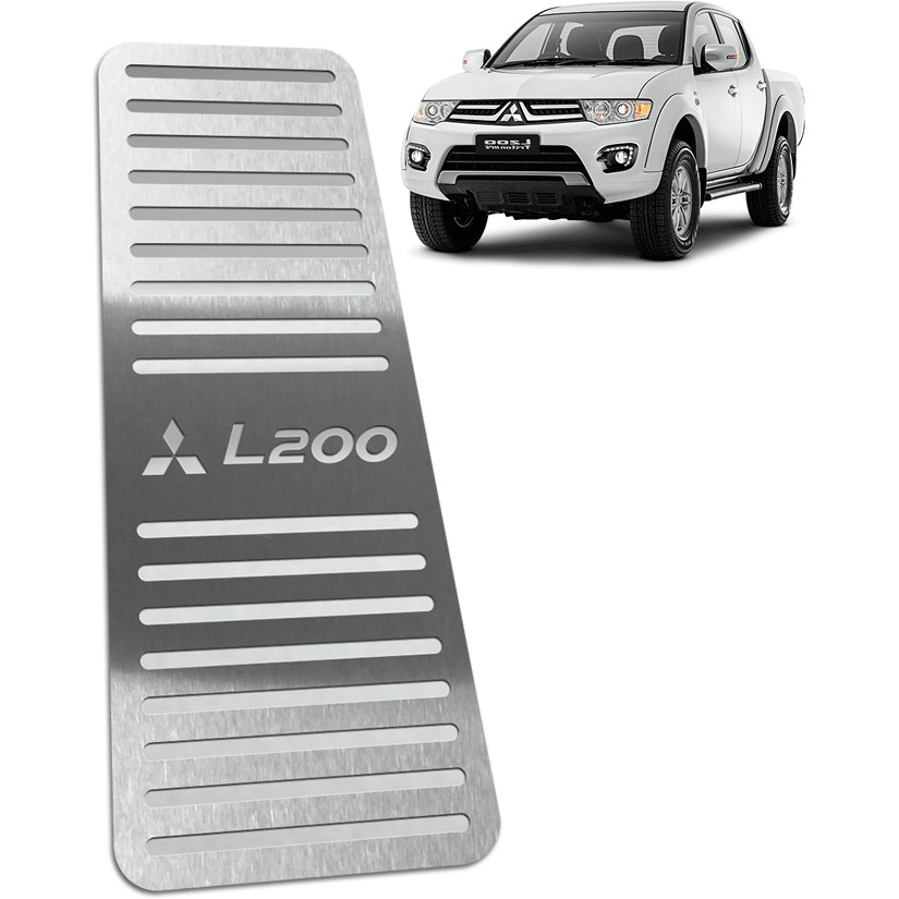 Descanso de Pé L200 Triton 08/18 - Aço Inox em Oferta na Shopee