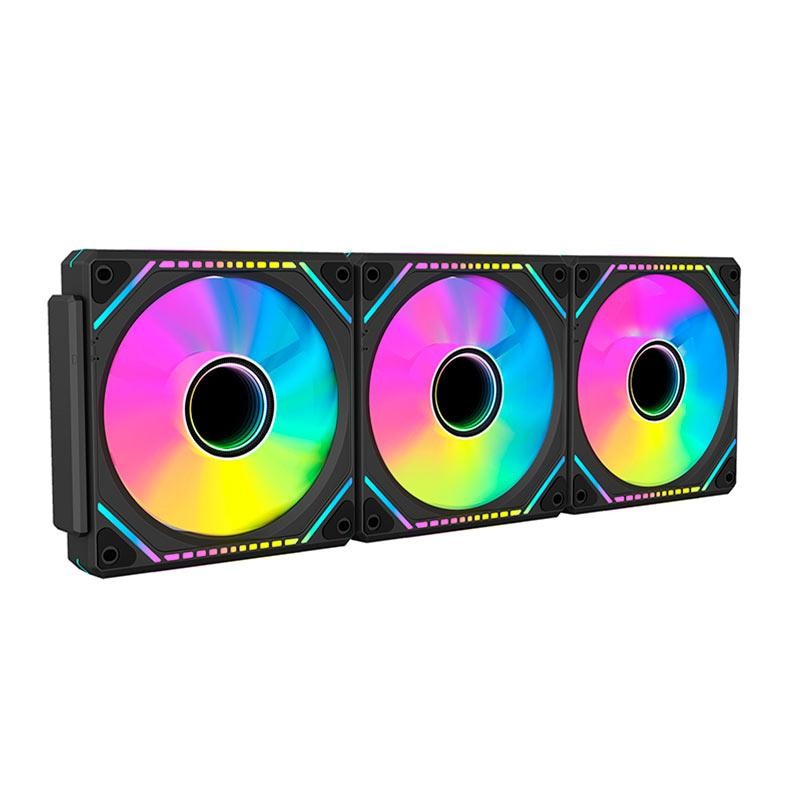 Kit Ventoinhas Alseye Mirror Pro Max, ARGB, 3x120mm, Preto, MIRROR-PRO-MAX-B em Oferta na Shopee