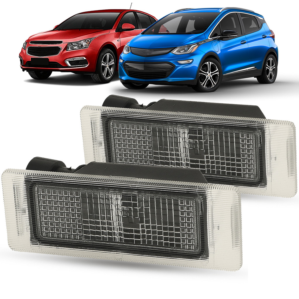 Par Lanterna Luz Placa + Soquete Chevrolet Bolt Sonic Trailblazer Cruze Hatch 2011 a 2016 Tracker 2013 a 2019 Spin
