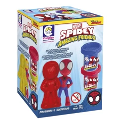 Brinquedo Infantil Massinha Spidey Amigos Marvel Sortido e Unitário Cotiplas - 2750