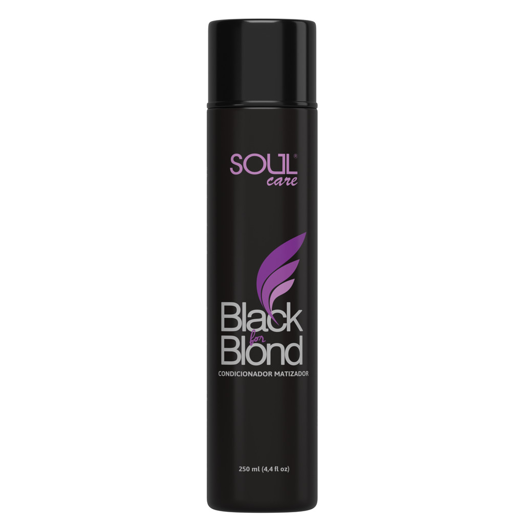 Condicionador Matizador Profissional Desamarelador Blond Para Cabelo Loiro Grisalho Soul Care 300ml