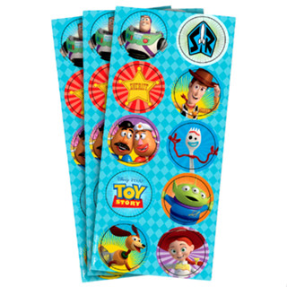 30 ~150 ADESIVO TOY STORY 4 REDONDO  Regina em Oferta na Shopee