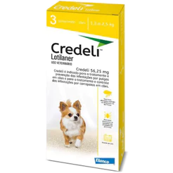 Credeli Antipulgas E Carrapatos 1,3 A 2,5 Kg - 3 comp