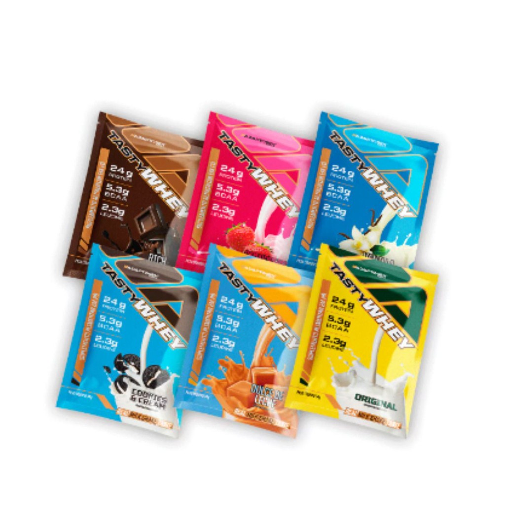 Tasty Whey 3w Dose Única 36g Gourmet Dose Única Adaptogen Science