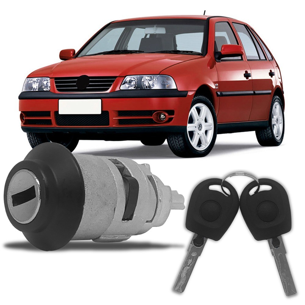 Cilindro Miolo De Ignição Chave C/ Alojamento P/ Chip Gol G3 2000 2001 2002 2003 2004 2005