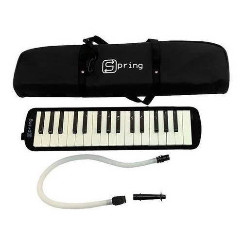 ESCALETA 37 TECLAS COM BAG PRETA SPRING