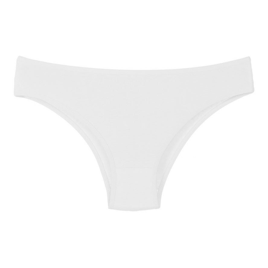 Kit 6 Calcinhas Tanga Em Algodao Branca A10 em Oferta na Shopee