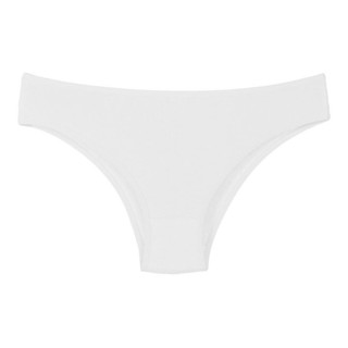 Kit 6 Calcinhas Tanga Em Algodao Branca A10 em Oferta na Shopee
