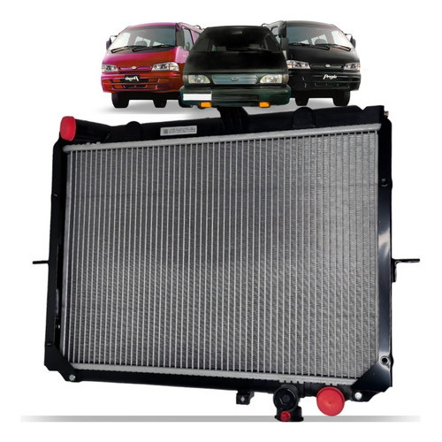 Radiador Kia Besta Gs 2.7/3.0 Diesel C/s Ar 98 Á 04 Manual