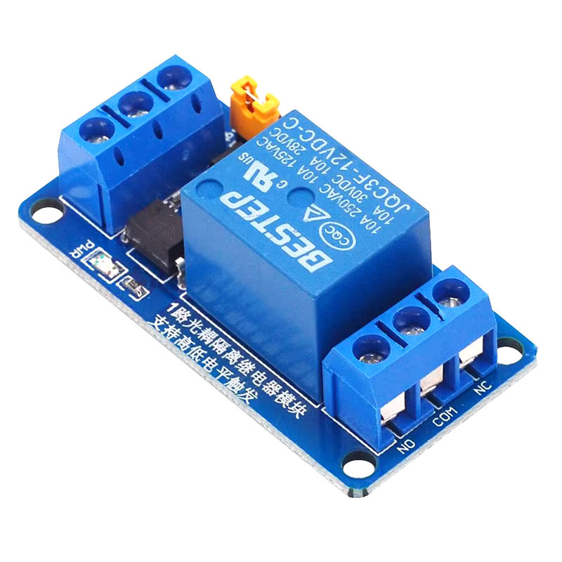 Modulo Relé 3V 1 Canal 10A com Optacoplador para Arduíno Projetos Eletronicos