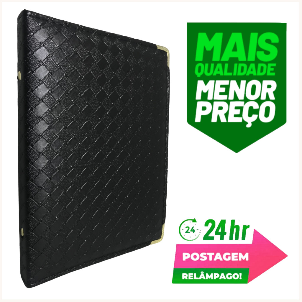 Pasta Para Hinos Hinário Coral Louvores Grupo Igreja Catálogo Promoção (N3 Trançada - Cor Variável) em Oferta na Shopee