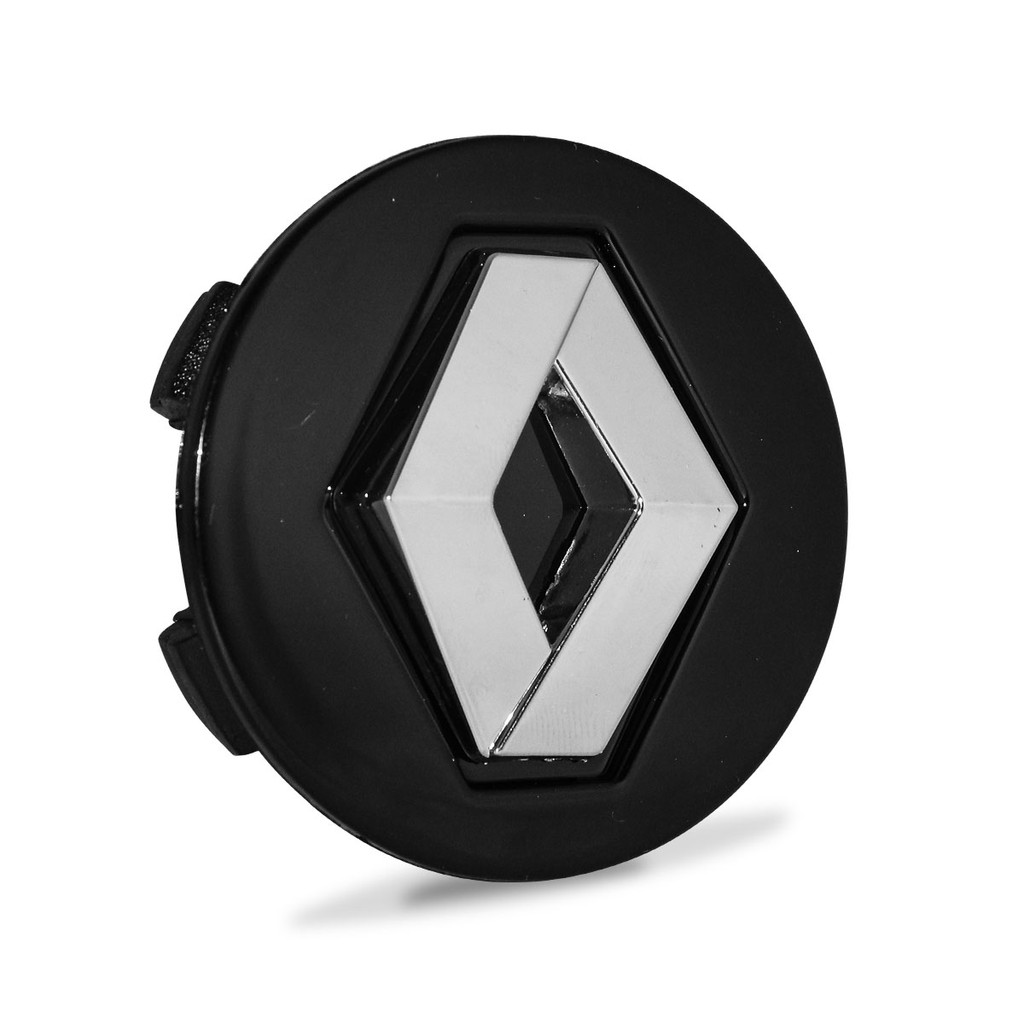 Calotinha Meio Centro Roda Renault Duster Clio Sandero Preta