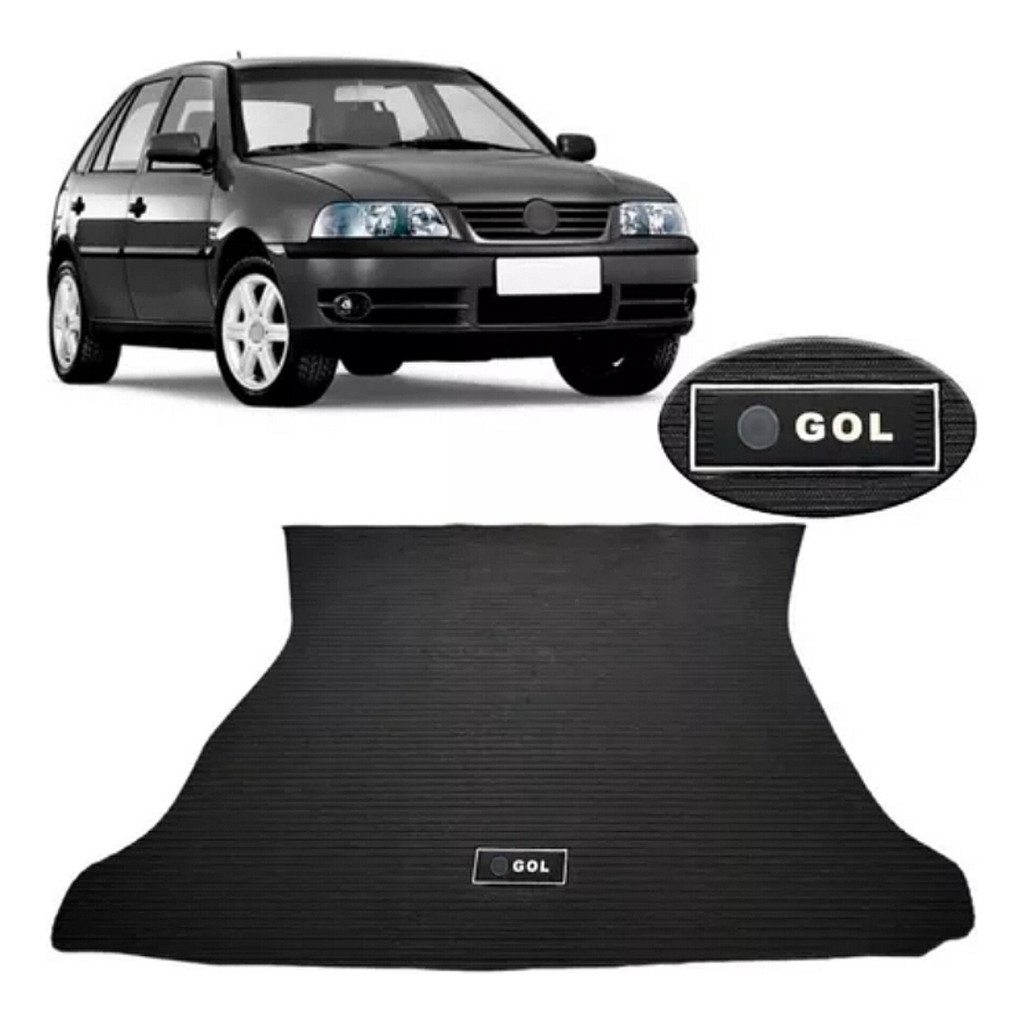 Tapete flexível Porta Mala Gol G3 1999 2000 01 ... 03 04 2005 PVC