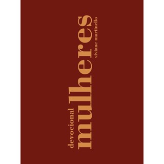 Devocional Mulheres | 365 Dias | Capa Dura  Viviane Martinello em Oferta na Shopee