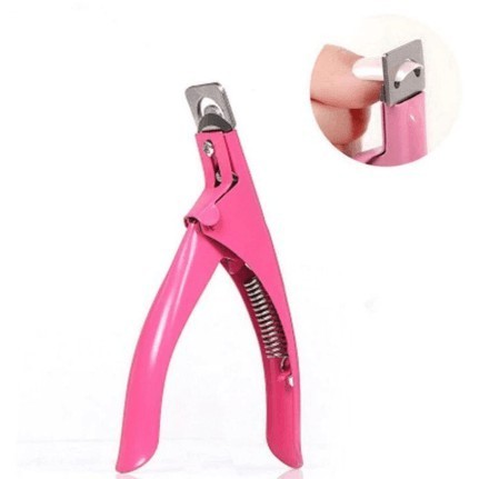 Alicate Cortador De Unhas Tips Postiça Acrigel Alongamento Profissional Para Unha
