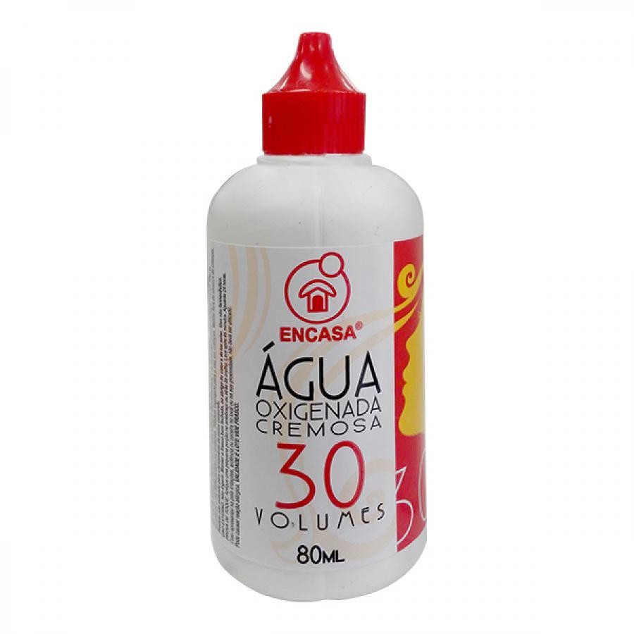 Agua Oxigenada Encasa Cremosa 30 Volumes 80Ml em Oferta na Shopee
