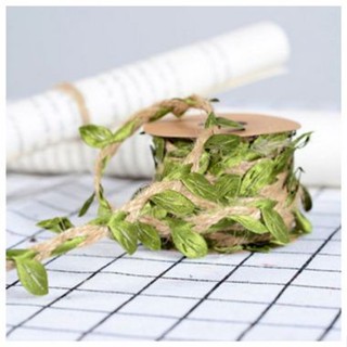 Fio Decorativo Juta com Folhas 3m - Rizzo em Oferta na Shopee