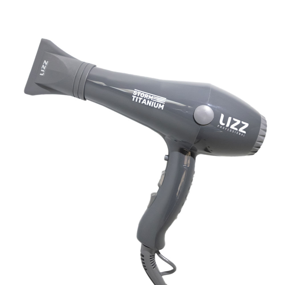 Secador Storm Titanium 127V ( 2150 Watts ) / 220V ( 2400 Watts ) – Lizz Professional - Beauty