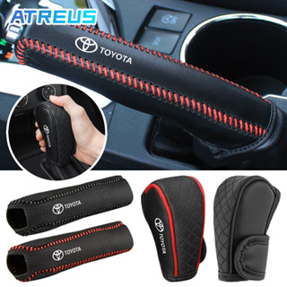 Toyota Proteção Do Freio De Mão Carro Tampa Da Alavanca De Câmbio Do Carro Couro Capa Do Freio De Mão Decoração Capa em Oferta na Shopee