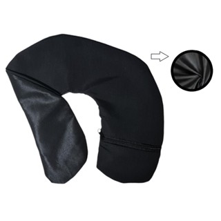 Capa Almofada De Pescoço Capa  Courino Impermeável com Ziper  para Travesseiro de Descanso Apoio de Cabeça Viagem em Oferta na Shopee