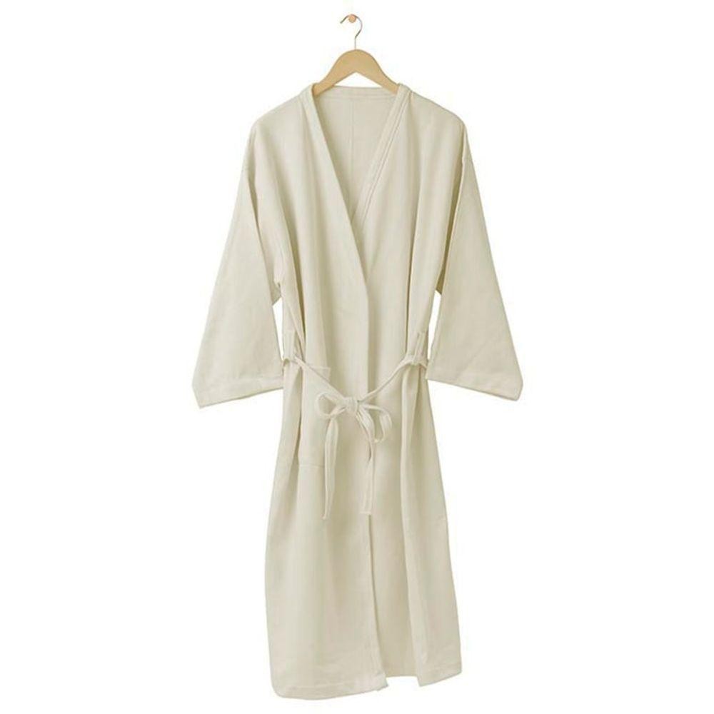 Roupão Tecebem Unissex Moletom Peluciado Tam G Perola