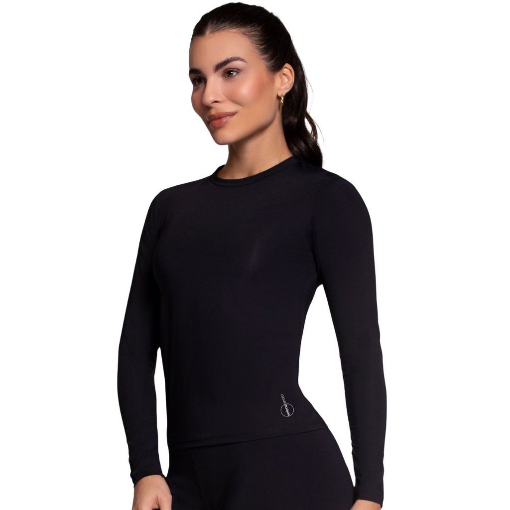 Camiseta Feminina Selene Proteção UV Esportiva Toque Gelado Respirável