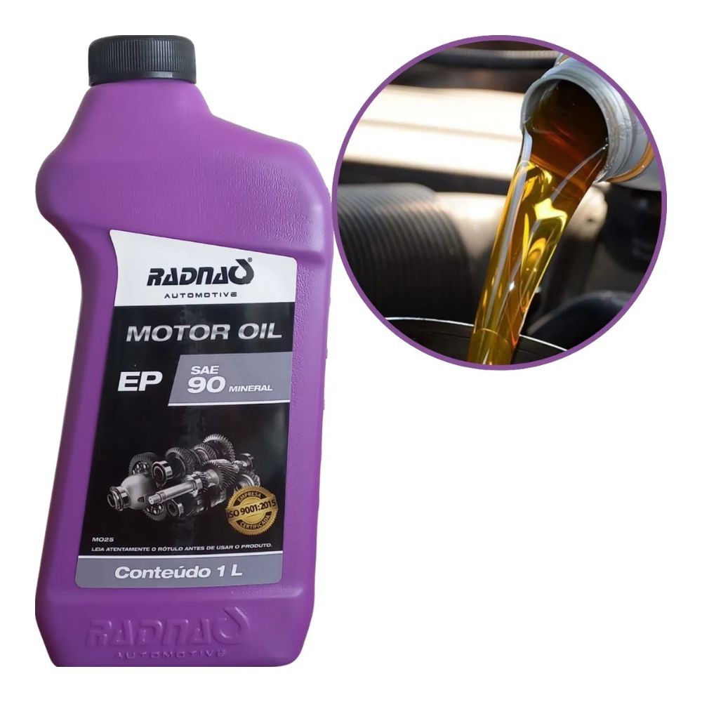 óleo Para Câmbio Radnaq Ep90 Gl5 Sae 90 Mineral 1 Litro